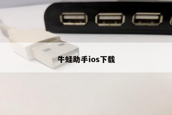 牛蛙助手ios下载