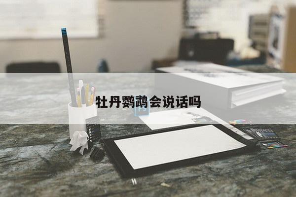牡丹鹦鹉会说话吗