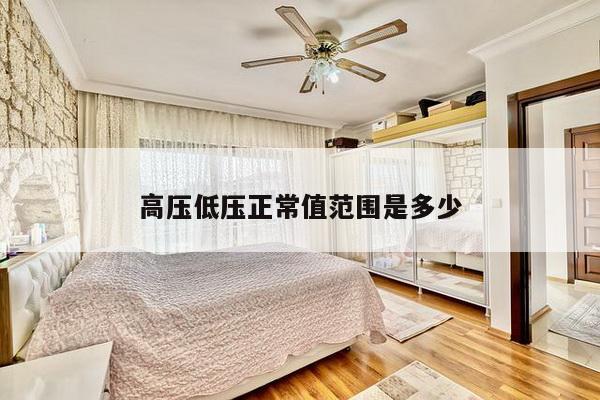 高压低压正常值范围是多少