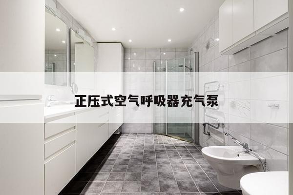 正压式空气呼吸器充气泵