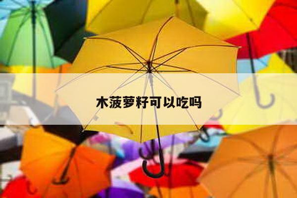 木菠萝籽可以吃吗