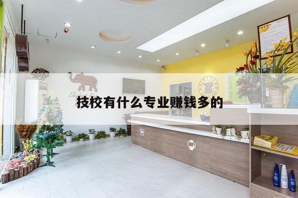 技校有什么专业赚钱多的