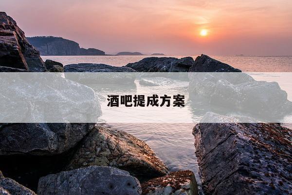 酒吧提成方案