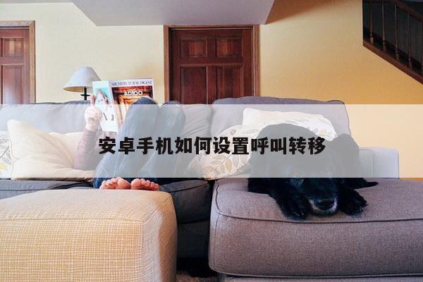 安卓手机如何设置呼叫转移