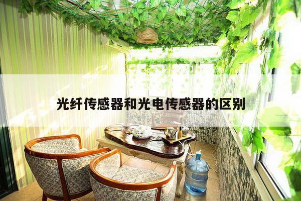 光纤传感器和光电传感器的区别