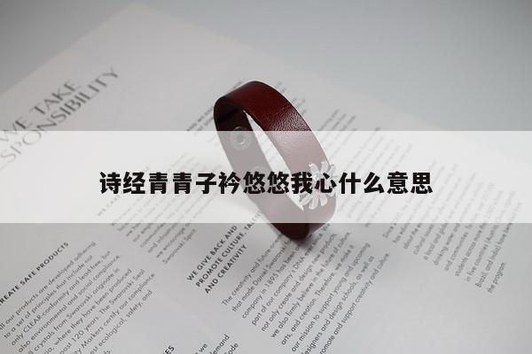 诗经青青子衿悠悠我心什么意思