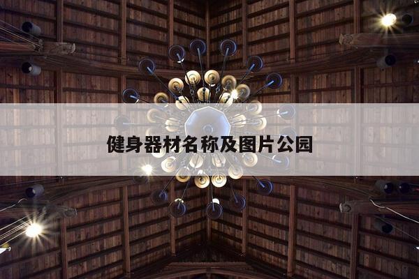 健身器材名称及图片公园