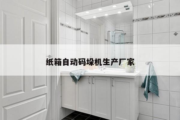 纸箱自动码垛机生产厂家