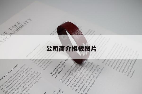 公司简介模板图片