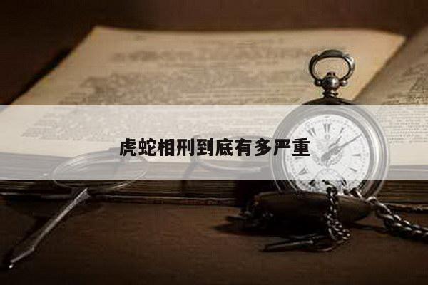虎蛇相刑到底有多严重