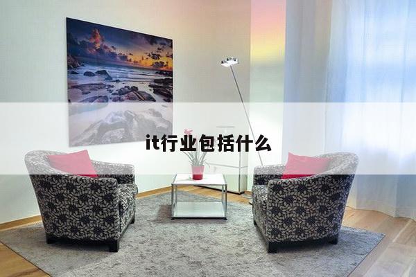 it行业包括什么