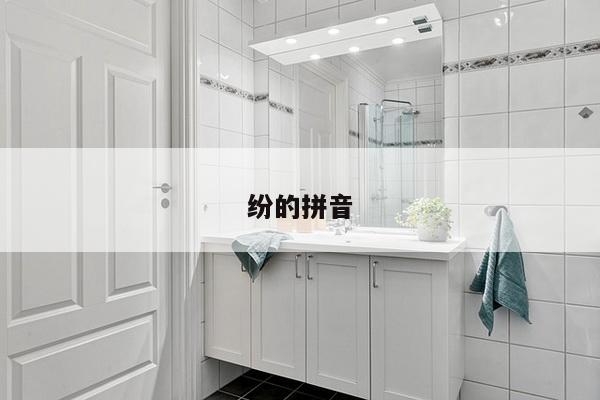 纷的拼音