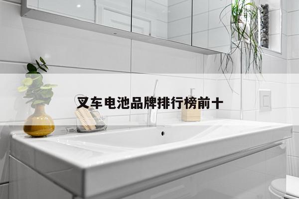 叉车电池品牌排行榜前十
