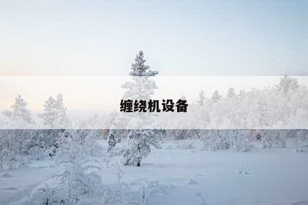 缠绕机设备