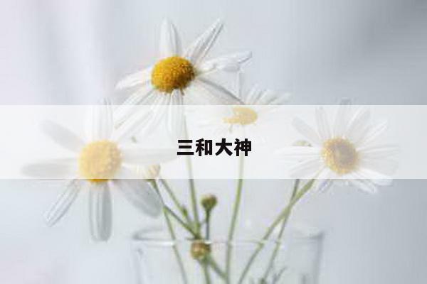 三和大神