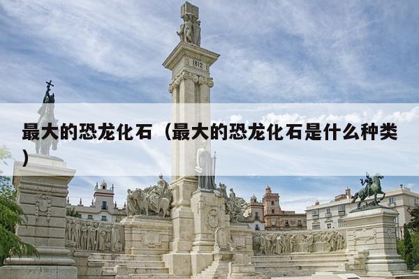 最大的恐龙化石（最大的恐龙化石是什么种类）