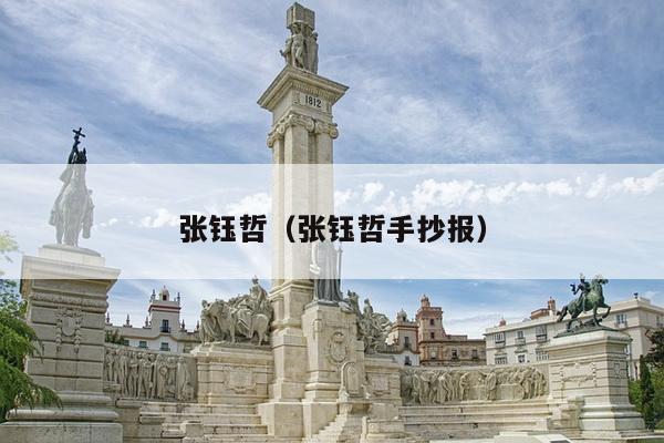 张钰哲（张钰哲手抄报）