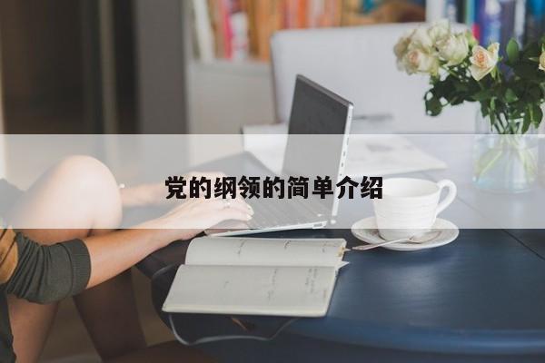 党的纲领的简单介绍