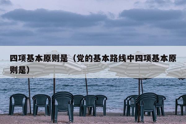 四项基本原则是（党的基本路线中四项基本原则是）