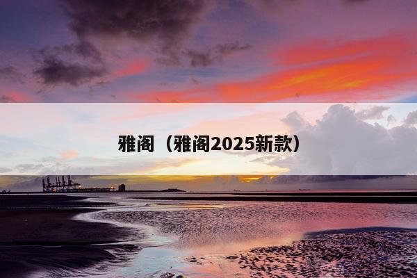 雅阁（雅阁2025新款）