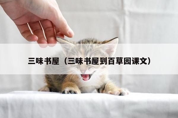 三味书屋（三味书屋到百草园课文）