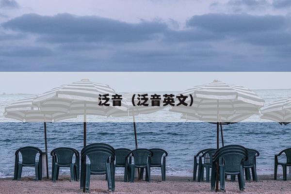 泛音（泛音英文）
