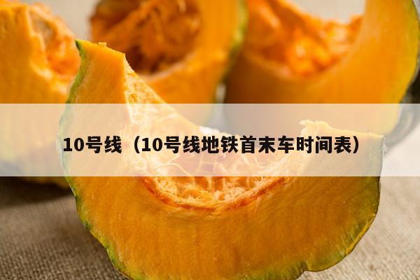 10号线（10号线地铁首末车时间表）
