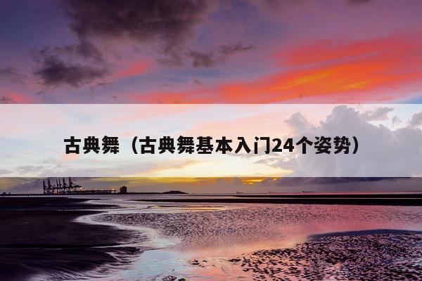 古典舞（古典舞基本入门24个姿势）